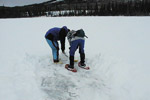 Preliminary meteorite search.